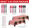 Baby Q Baby Shower Decorations Tableware - BBQ Baby Shower Decorations, Party Supplies | Serve 24(Red)